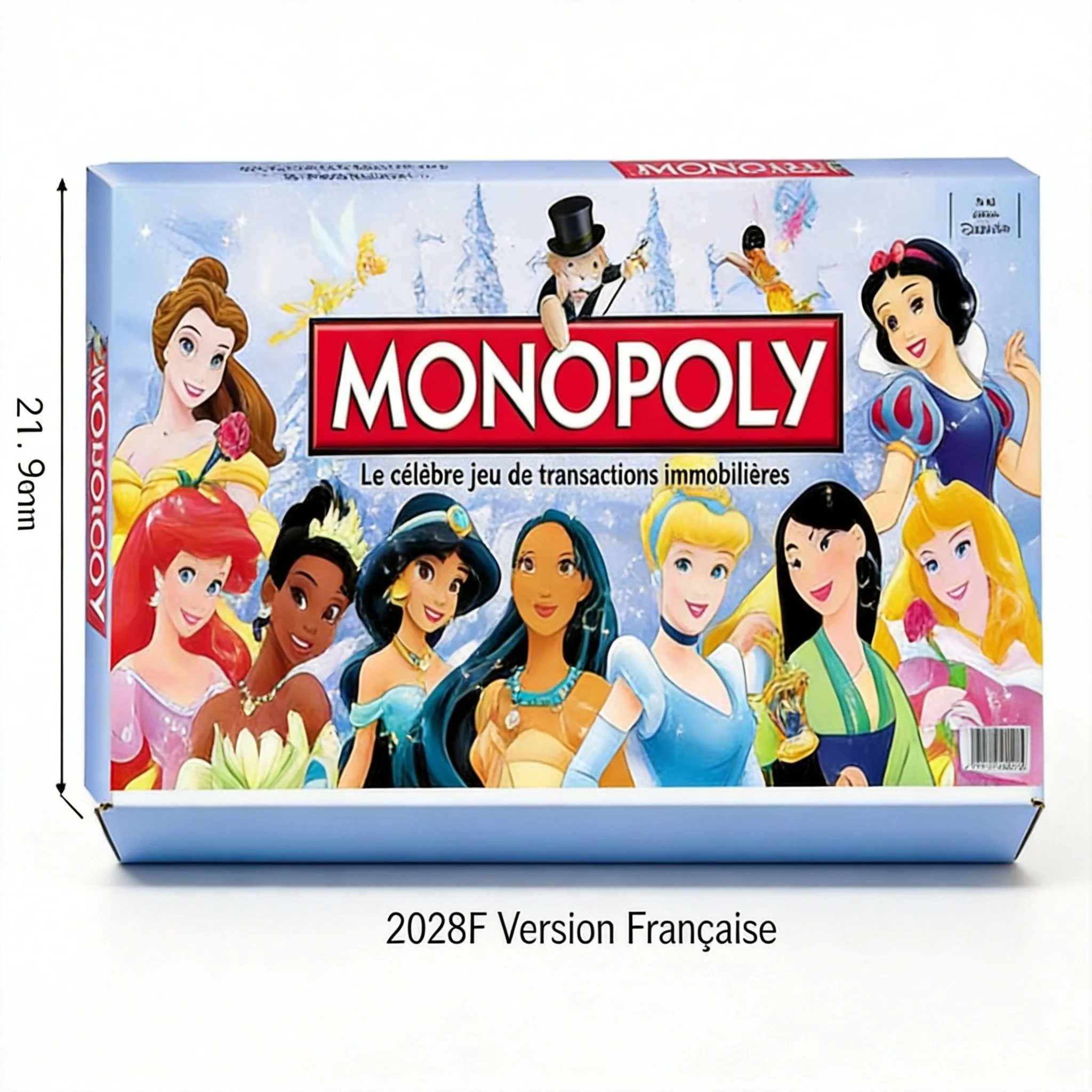 Hasbro Game Monopoly - MONOPOLY Prinsessen Disney Exclusief prachtig kunstwerk