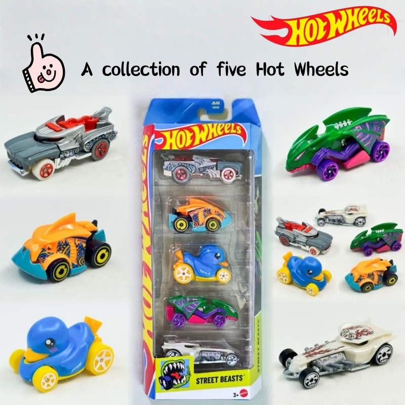 Hot Wheels Car Track Sets - Hotwheels Legering Kleine Lopende Auto Vijf