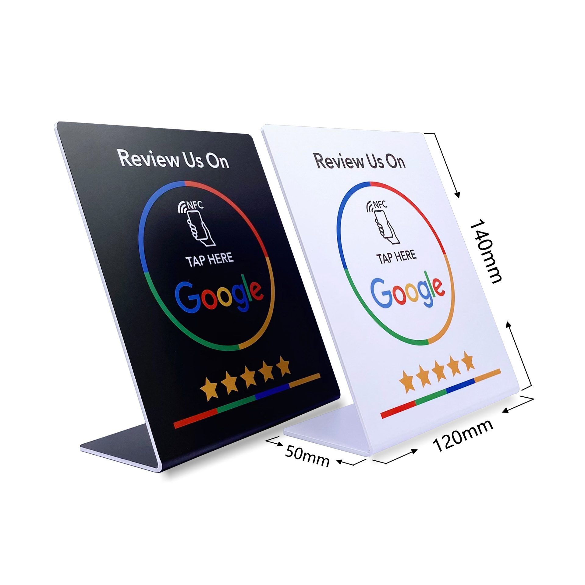 Graded Card Display - 5YOA Google Review Card NFC-station 13,56