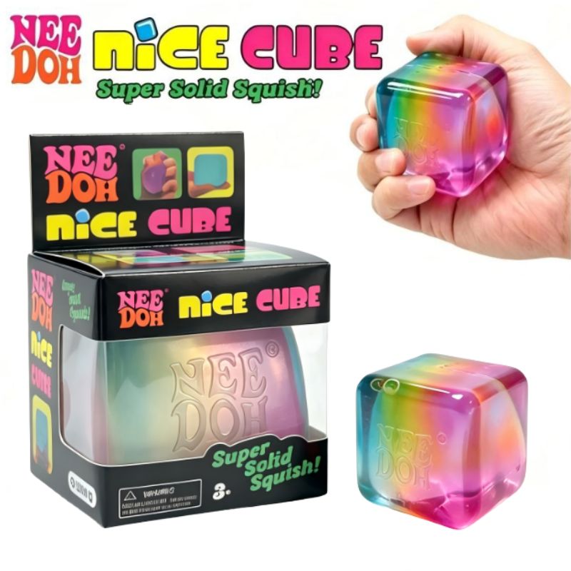 Schylling NeeDoh Rainbow Cube  - Fidget Cube Original recensie en prijs